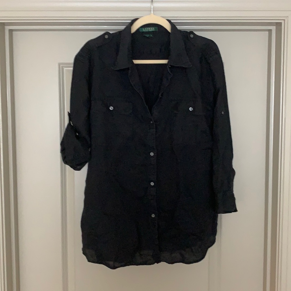 Linen Lauren Ralph Lauren blouse